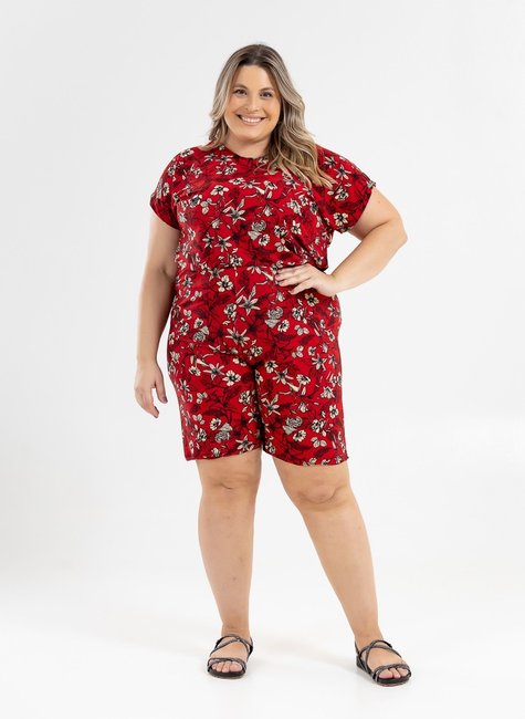 Blusa Túnica De Malha Fria Feminina